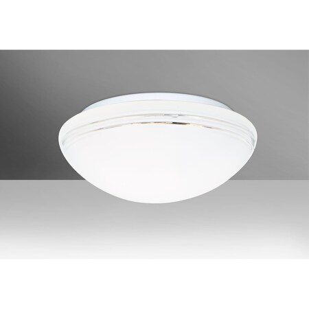Besa Lighting Bobbi 12 Ceiling, Opal Cut, 1x17W LED 911010C-LED